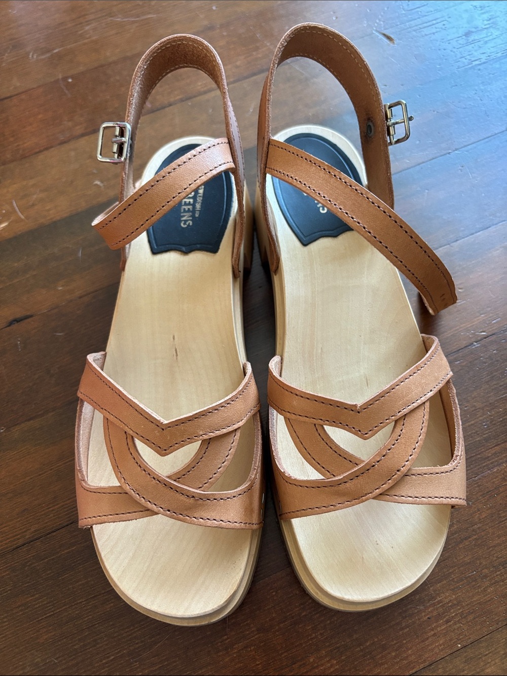 Swedish Hasbeens 50s low heel size 38